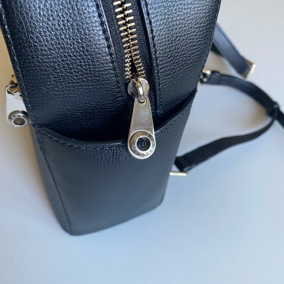 Henri Bendel Mini Black Backpack Gold Hardware - Picture 3 of 6